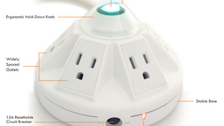 Powramid Power Strip Lifts, Separates Your AC Adapters